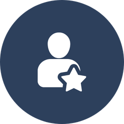 person with star