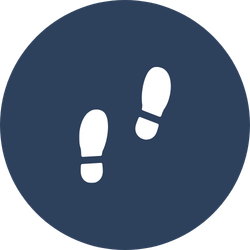 footsteps icon